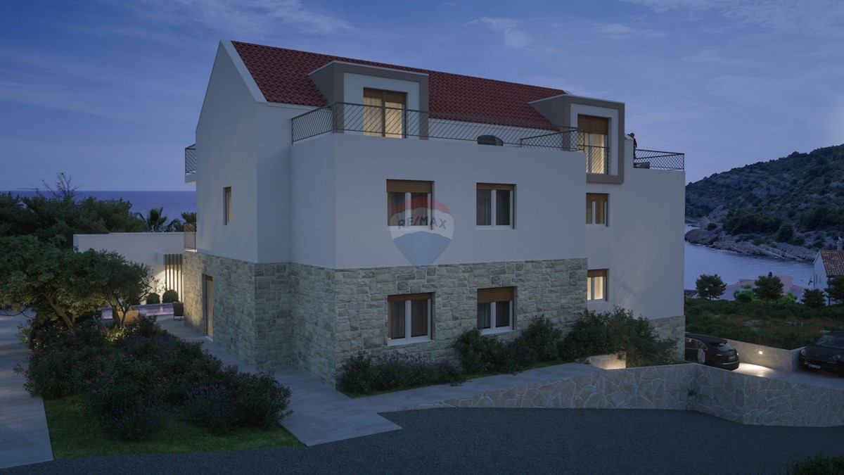 Appartamento di lusso 72,6 m2, 1° piano - Stivašnica, Rogoznica