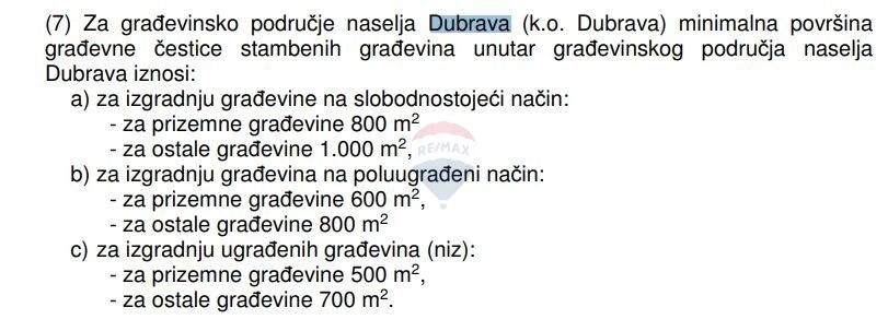 Terreno Dubrava Kod Šibenika, Šibenik - Okolica, 1.000m2