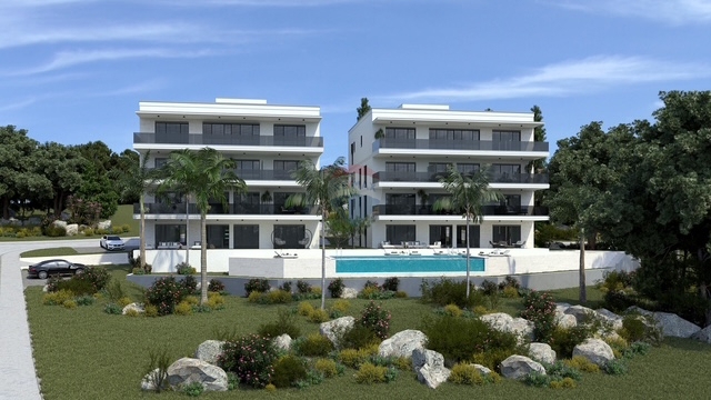 Moderno appartamento con due camere da letto con garage e piscina (S4), 1° piano, Primošten