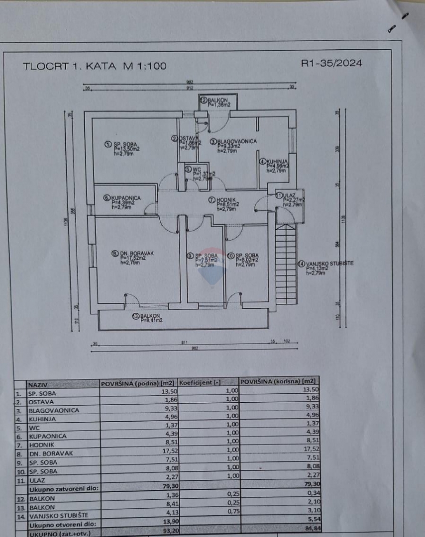 Appartamento Grad, Šibenik, 79,30m2