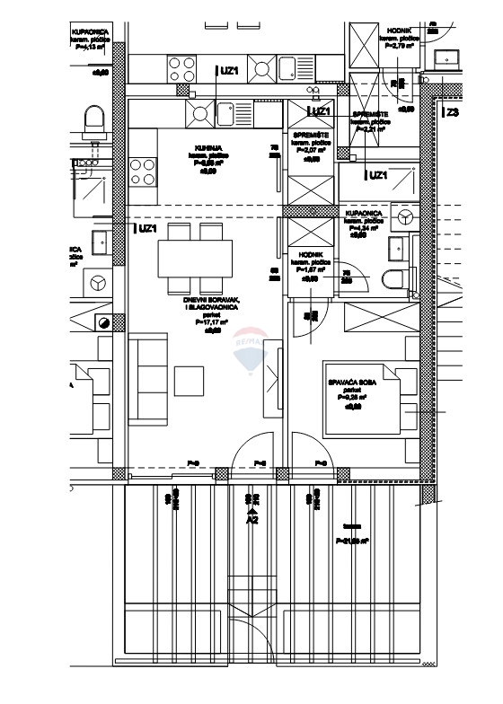 Appartamento Žaborić, Šibenik - Okolica, 44,06m2