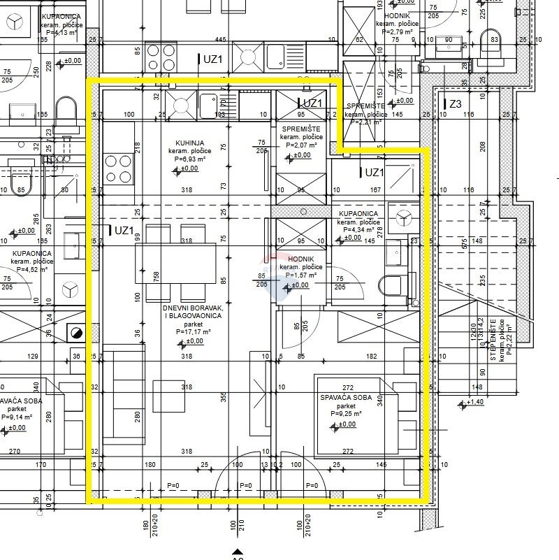 Appartamento Žaborić, Šibenik - Okolica, 44,06m2