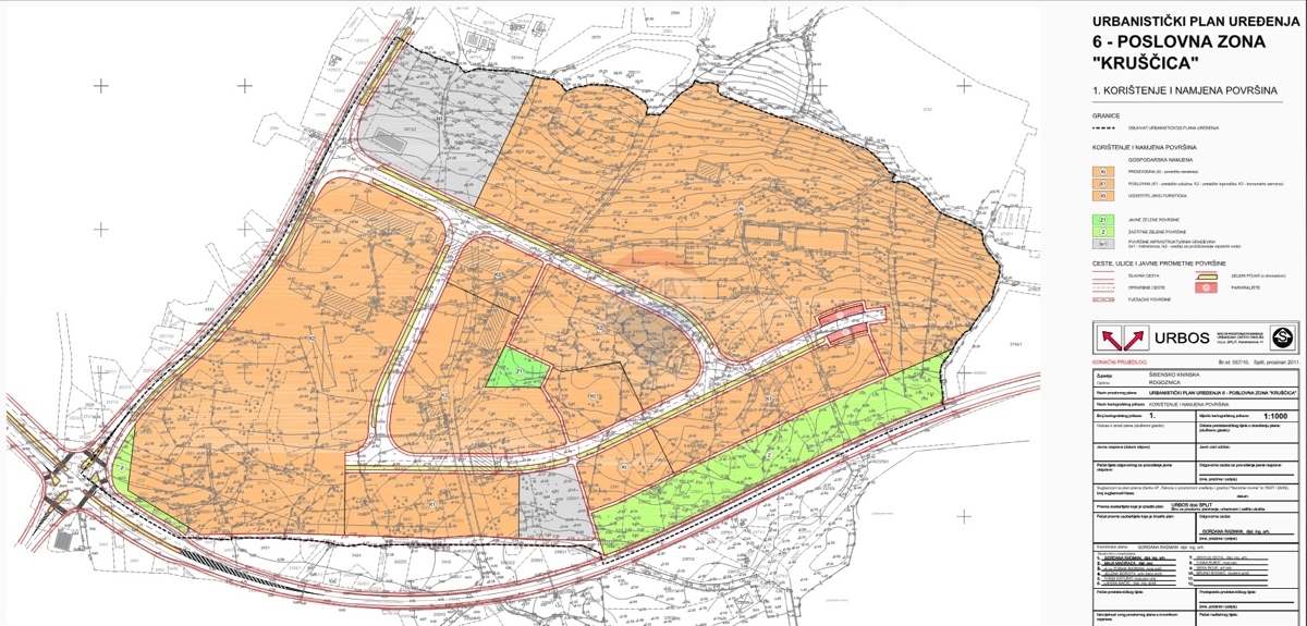 Terreno in zona commerciale, 4128 m2 - Rogoznica