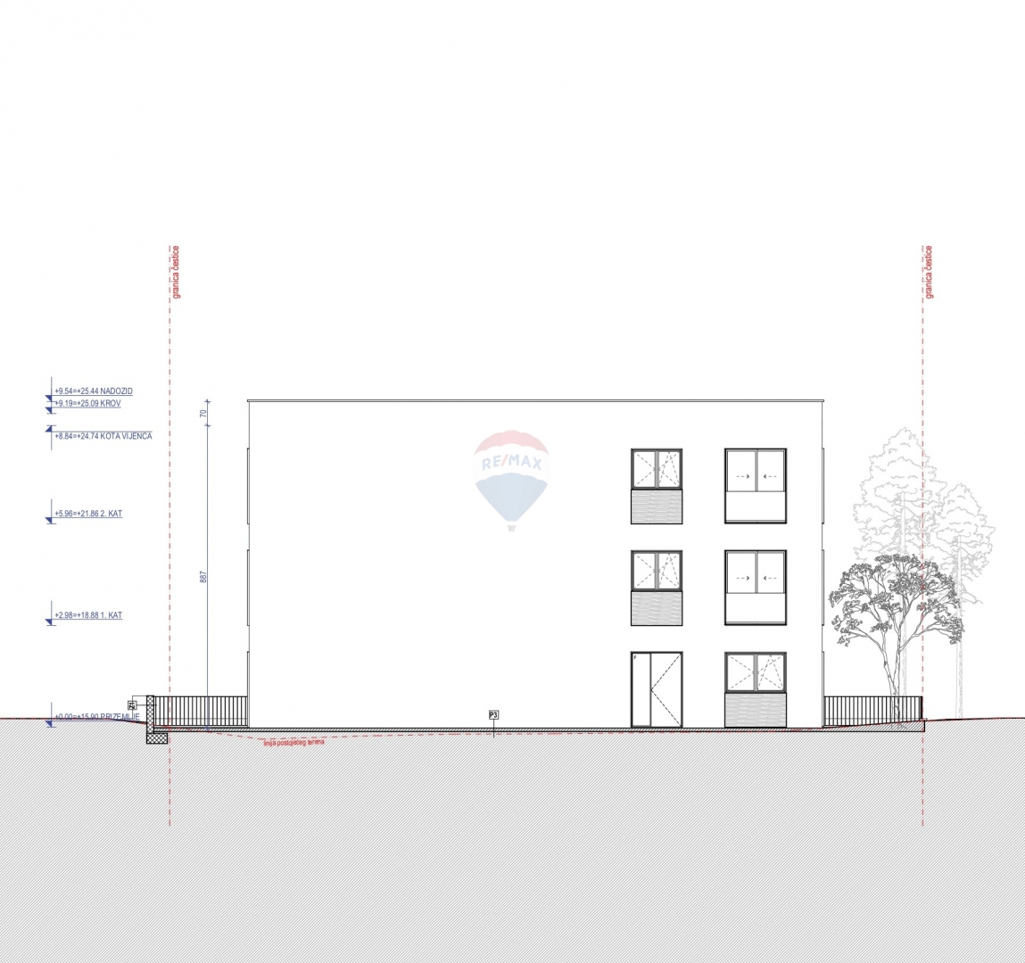 Appartamento con due camere da letto e giardino di 53,7 m2, Rogoznica