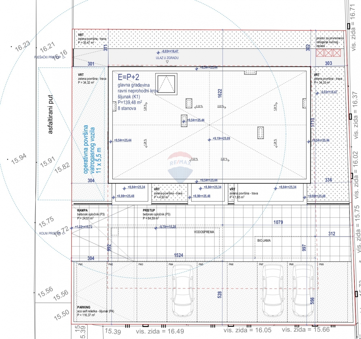 Appartamento con due camere da letto e giardino di 53,7 m2, Rogoznica