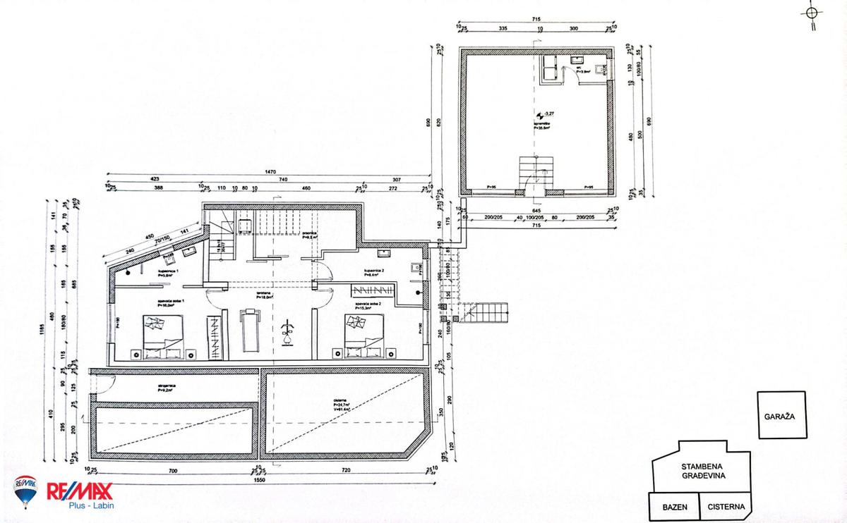 Cantiere Skitača, Raša, 800m2