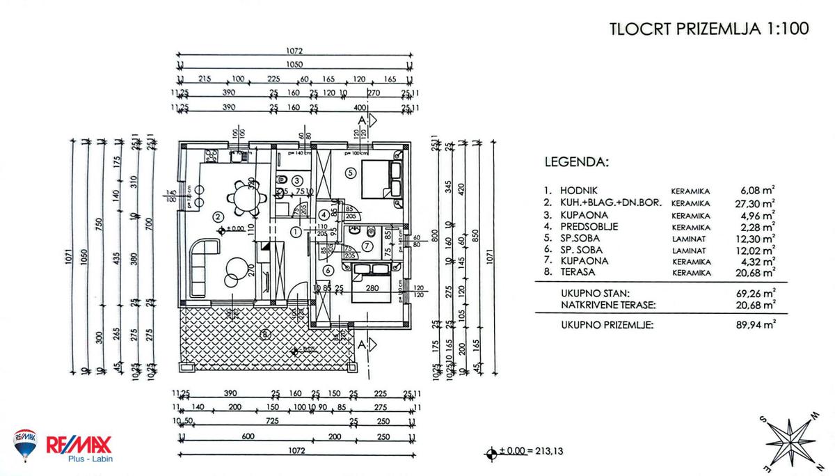 Cantiere Labin, 850m2