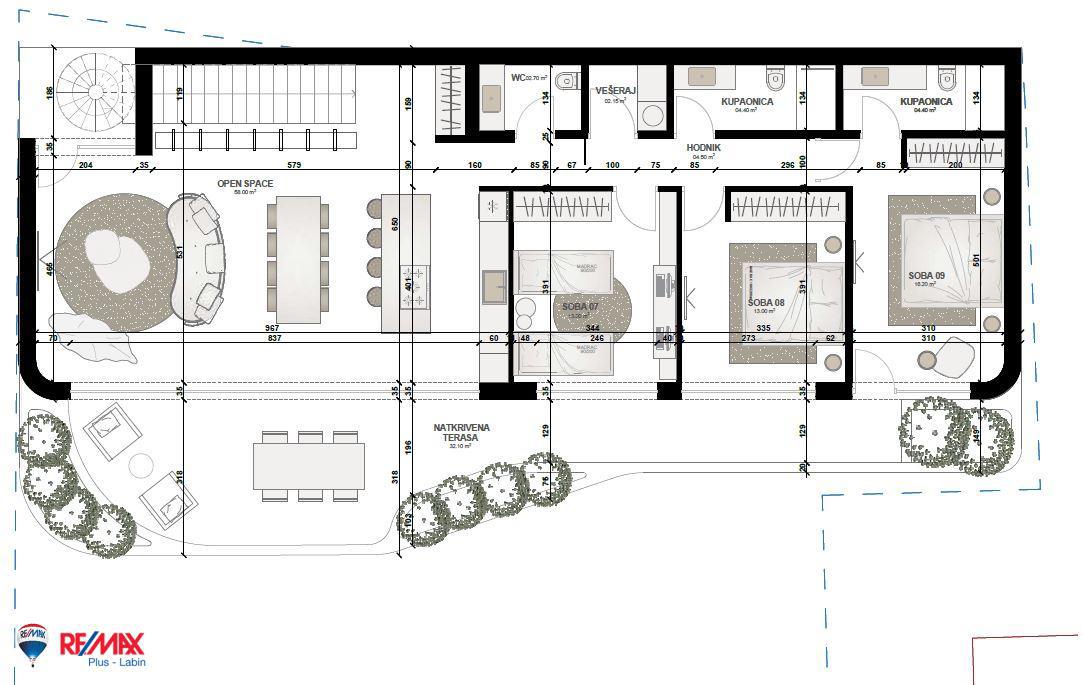 Cantiere Rabac, Labin, 566m2