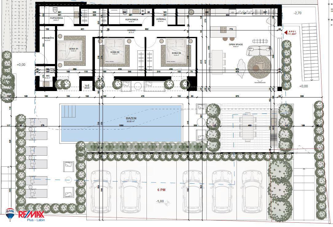 Cantiere Rabac, Labin, 566m2
