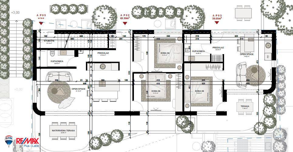 Cantiere Rabac, Labin, 566m2