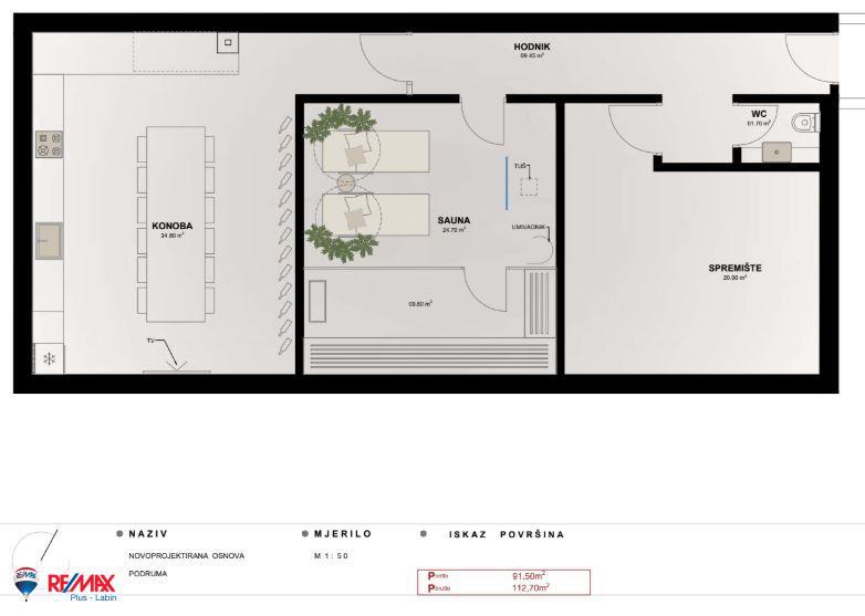 Cantiere Rabac, Labin, 566m2