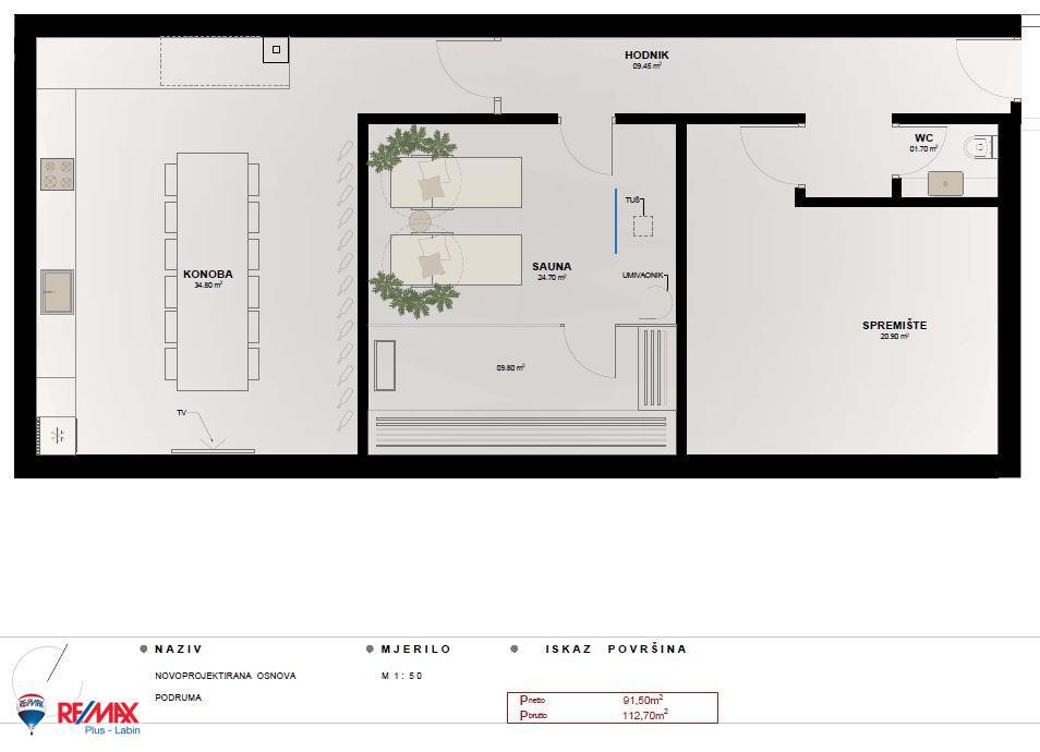 Cantiere Rabac, Labin, 566m2