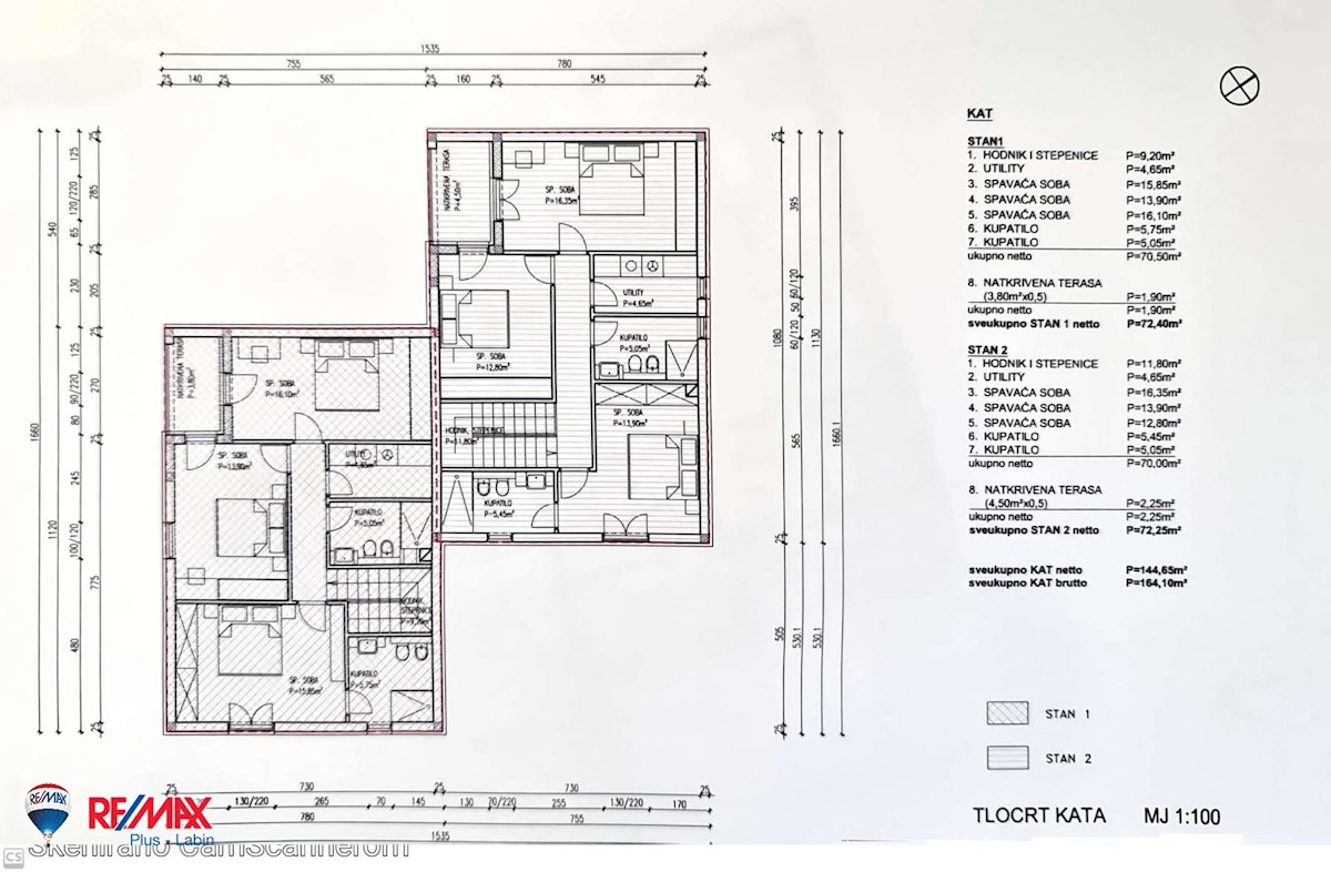 Appartamento Labin, 126m2