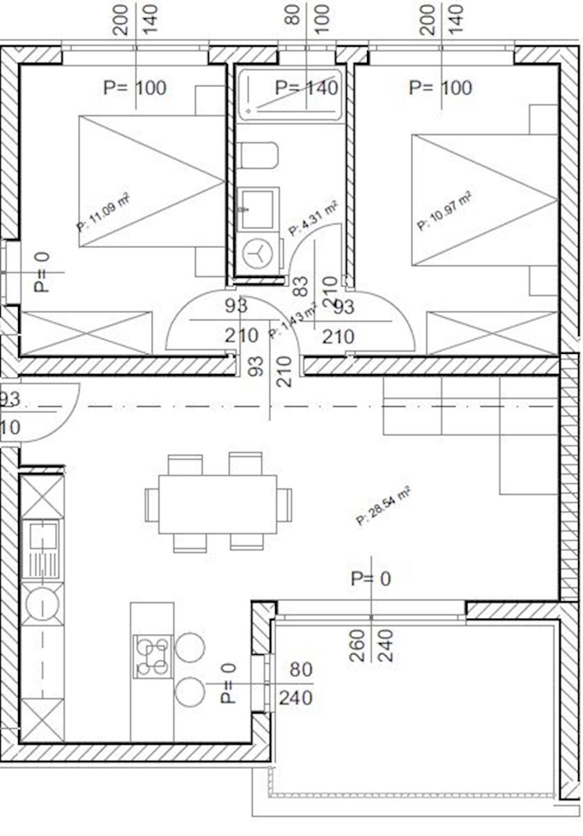 Immobili di lusso Istria, vendo appartamento, Novigrad-Cittanova