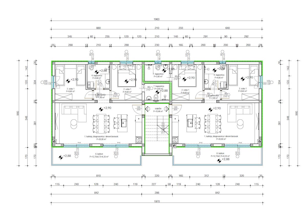 Immobili Istria, vendo appartamento moderno, dintorni Umag-Umago