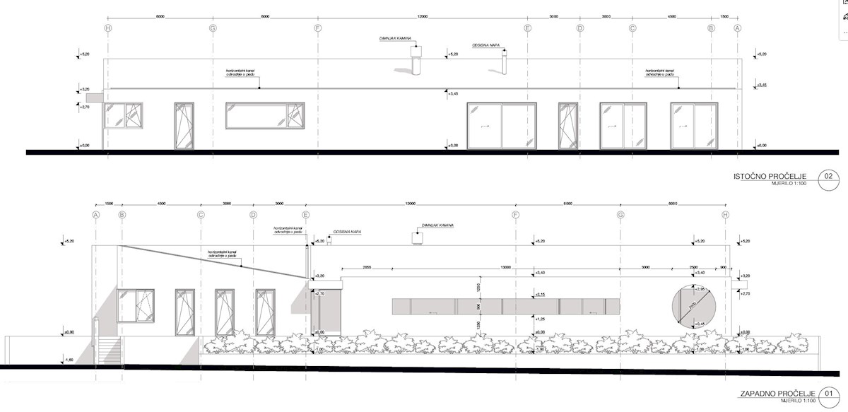 Progetto Moderno in Zona Tranquilla vicino a Buie – Terreno Edificabile con Progetto Concettuale