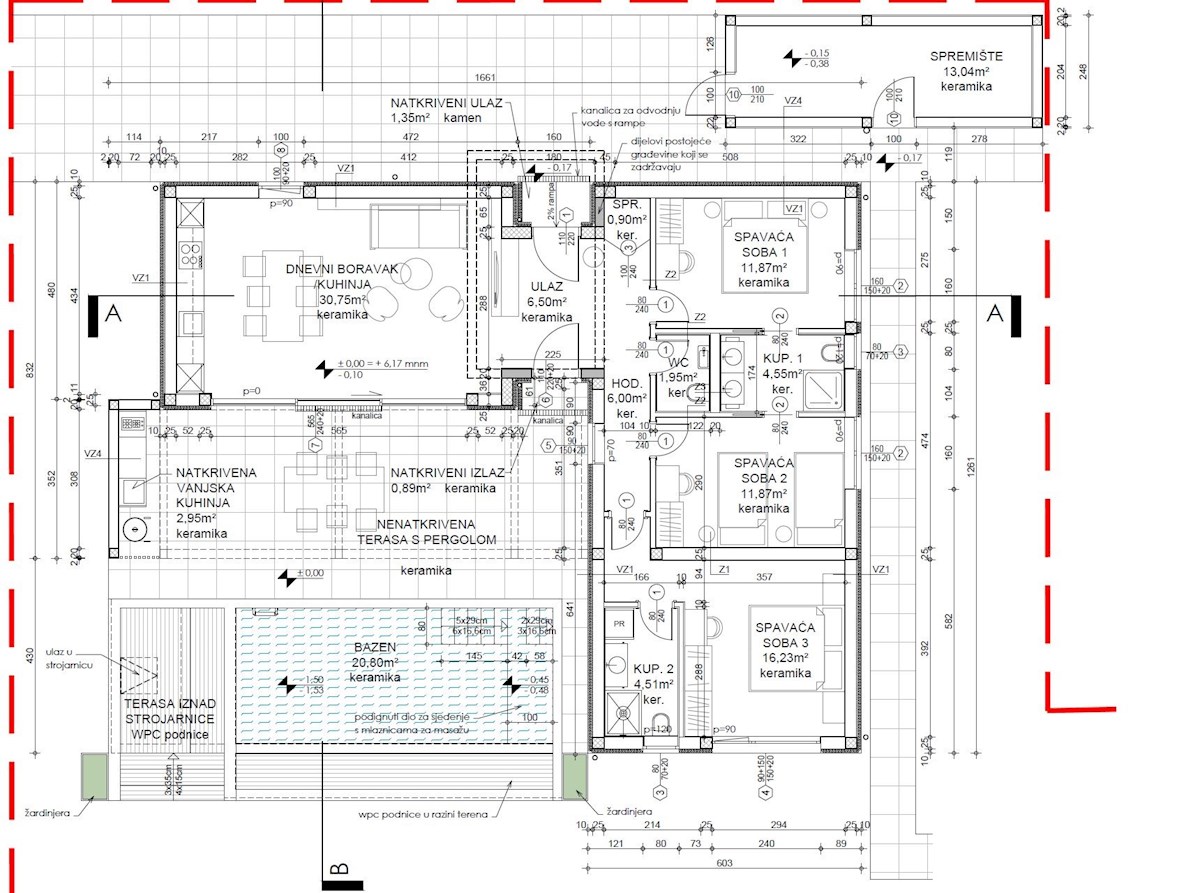 Immobiliare Istria, vendo terreno edificabile con progetto, vicino Umago