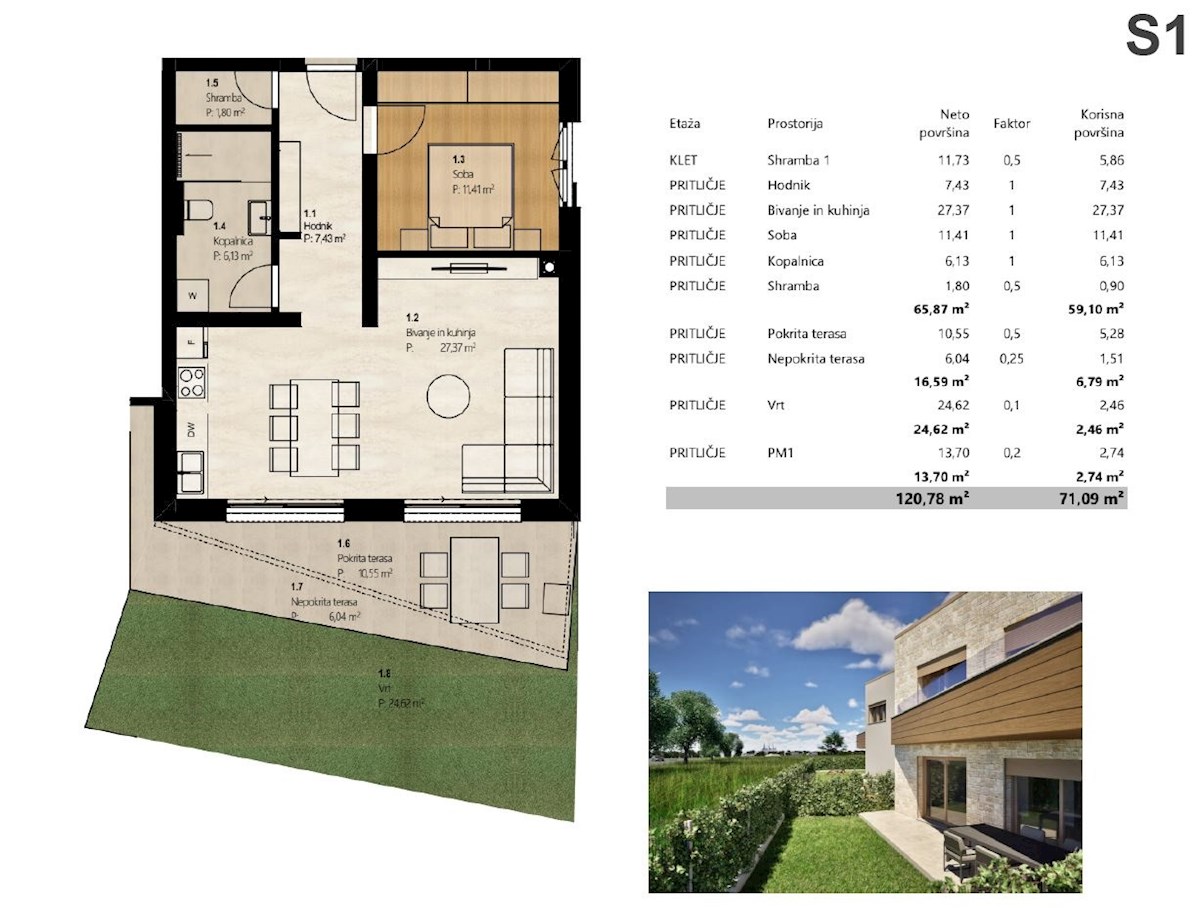 Immobili Istria, vendo appartamento, Umag-Umago