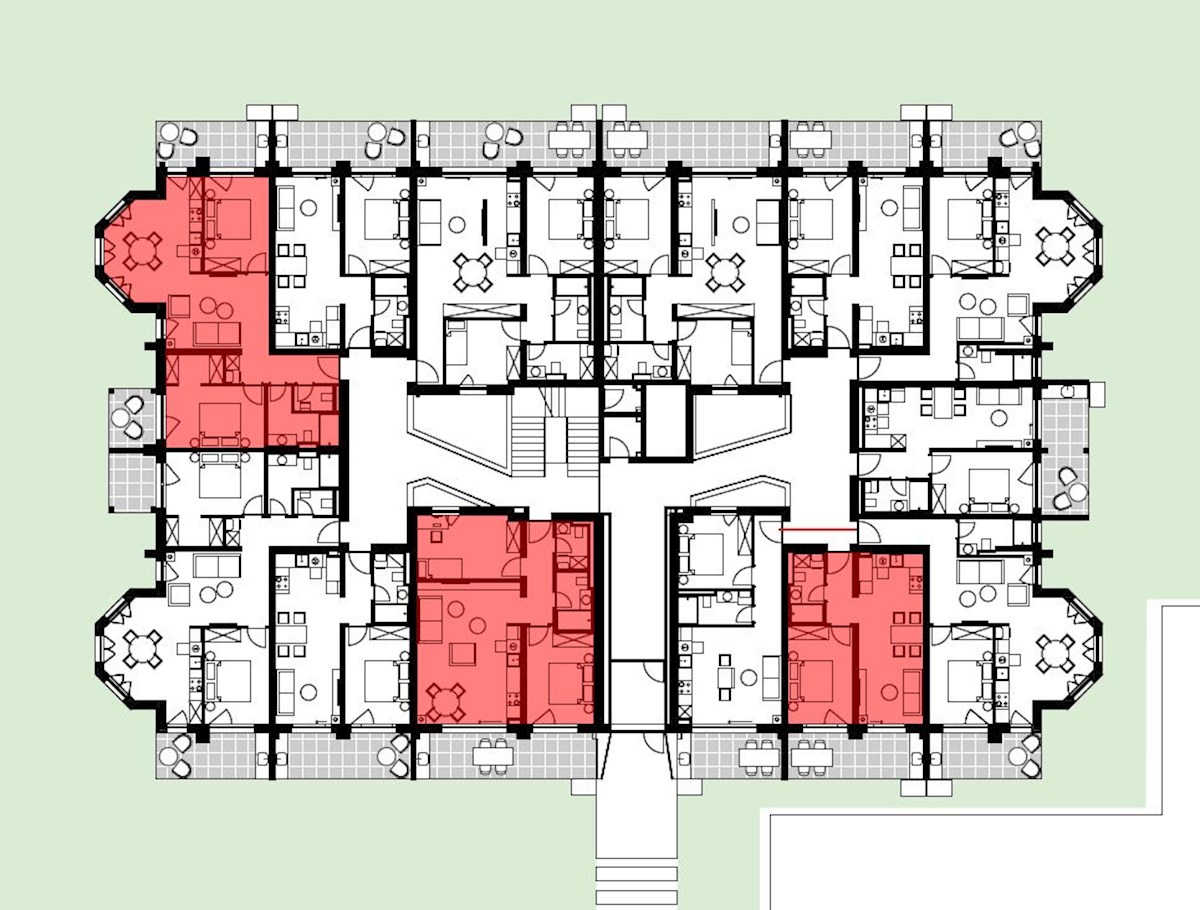 Moderno appartamento al piano terra in una buona posizione a Umago