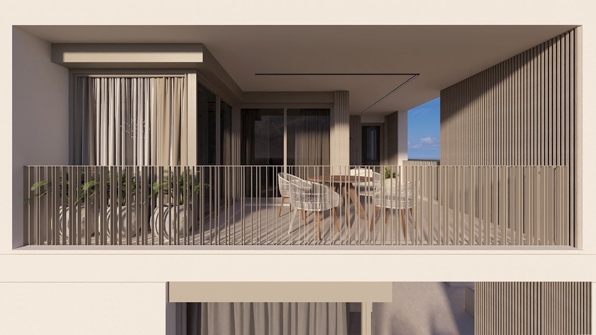 Vista panoramica sul mare dall’ultimo piano