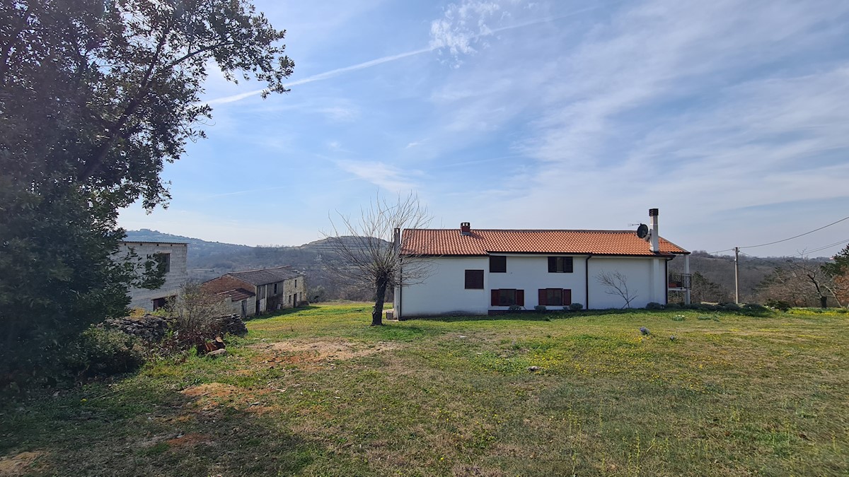 Immobili Istria, vendesi casa con ampio giardino, dintorni Buie