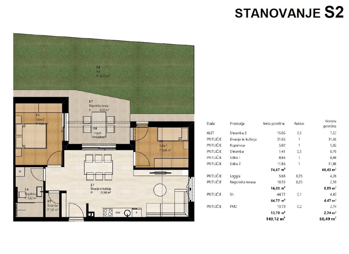 Appartamento al piano terra vicino alla spiaggia e al centro di Umago
