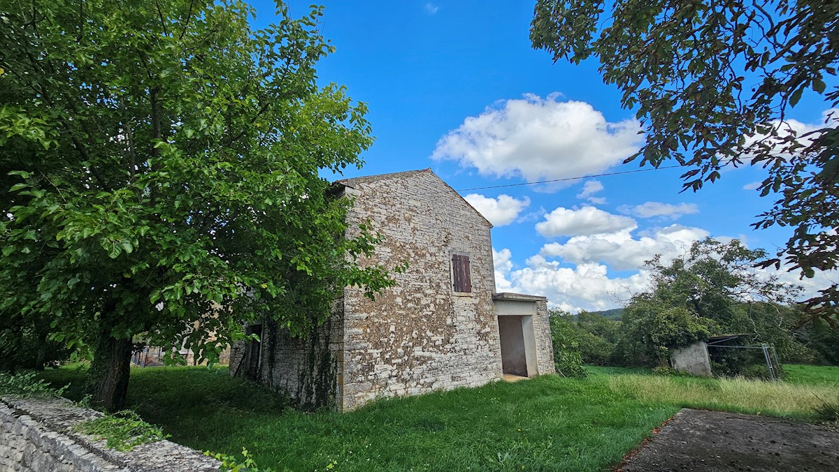 Autentica Stanzia Istriana con Due Case in Pietra e Vista sulla Natura