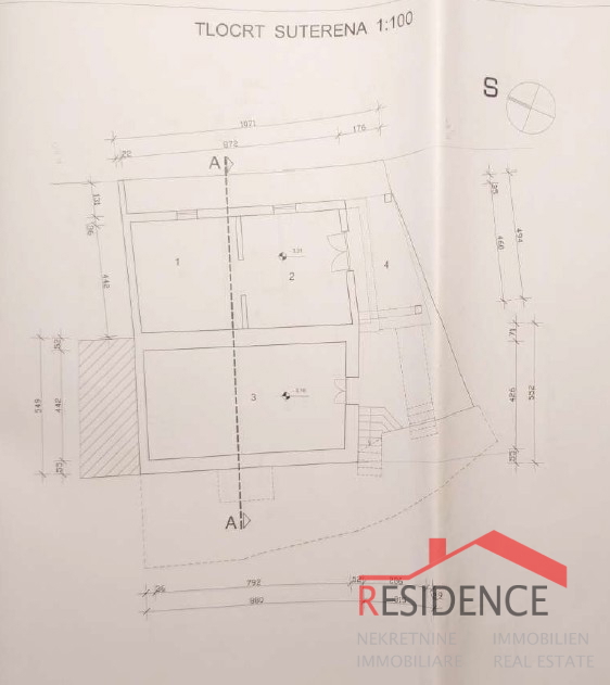 Pazin, casa con bellissima vista sul Monte Učka