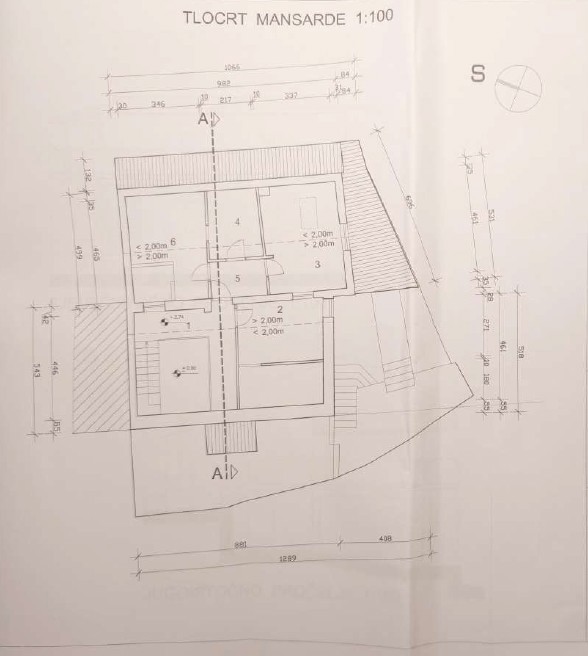 Pazin, casa con bellissima vista sul Monte Učka