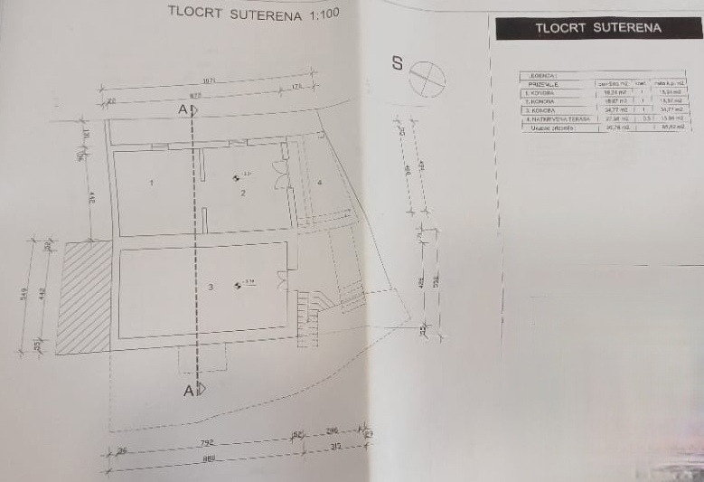 Pazin, casa con bellissima vista sul Monte Učka
