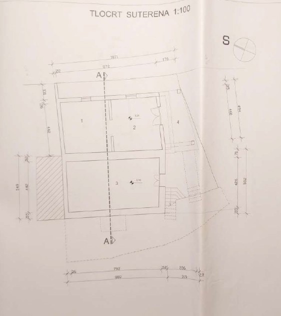 Pazin, casa con bellissima vista sul Monte Učka