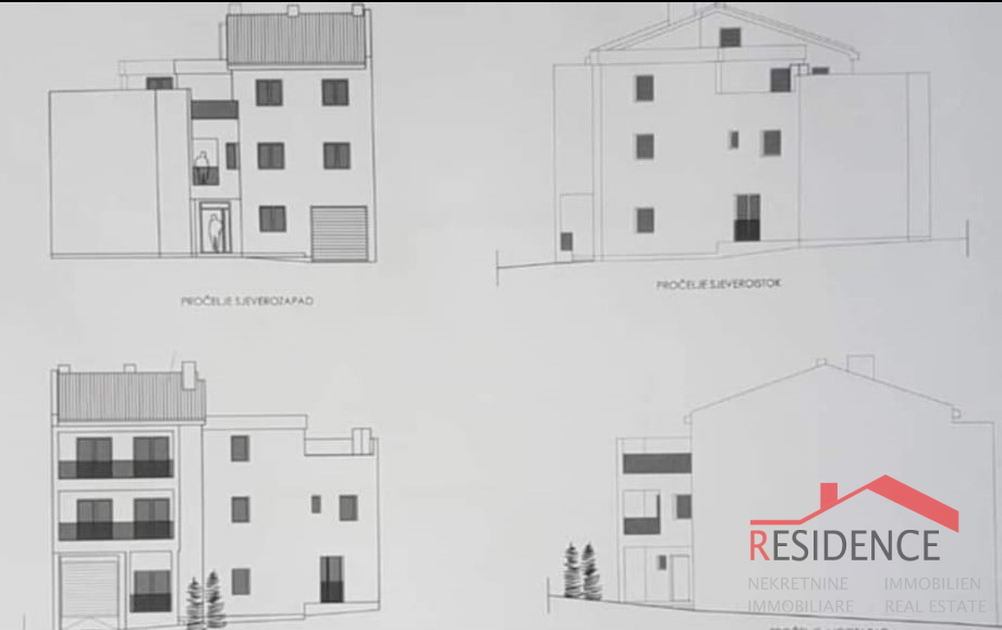 PULA-KAŠTANJER, APPARTAMENTO A DUE PIANI, NUOVA COSTRUZIONE