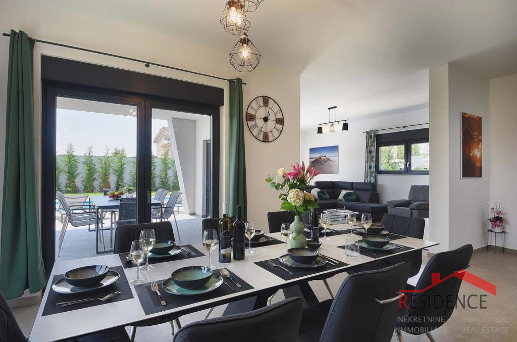 Jadreški, bellissima villa nuova con piscina