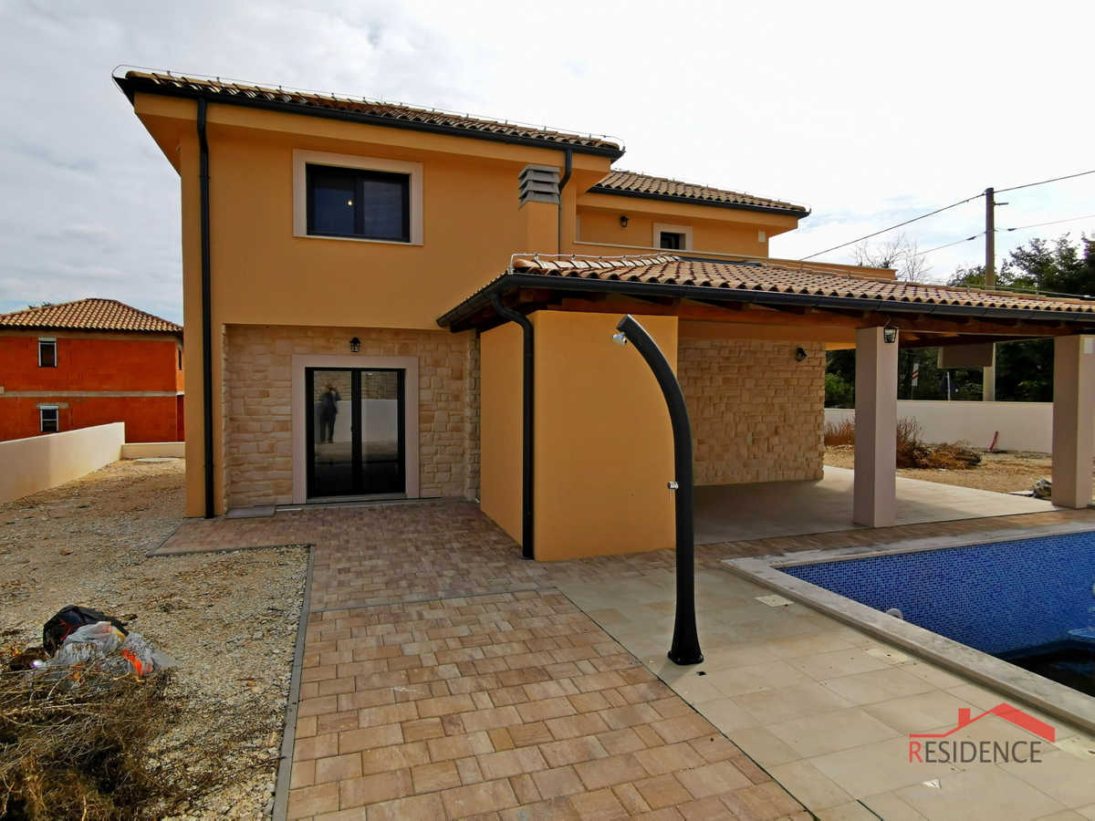 Juršići, dintorni, nuova casa indipendente con piscina