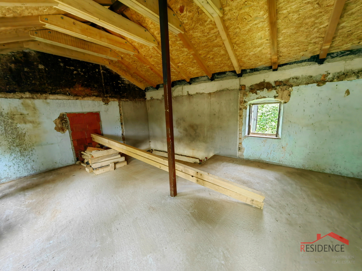 Žminj, casa in pietra istriana, dependance, giardino