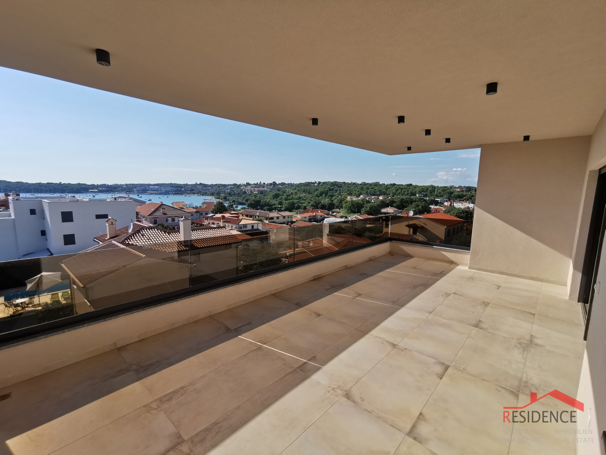 Banjole - Volme, nuovo appartamento al secondo piano con vista mare, garage