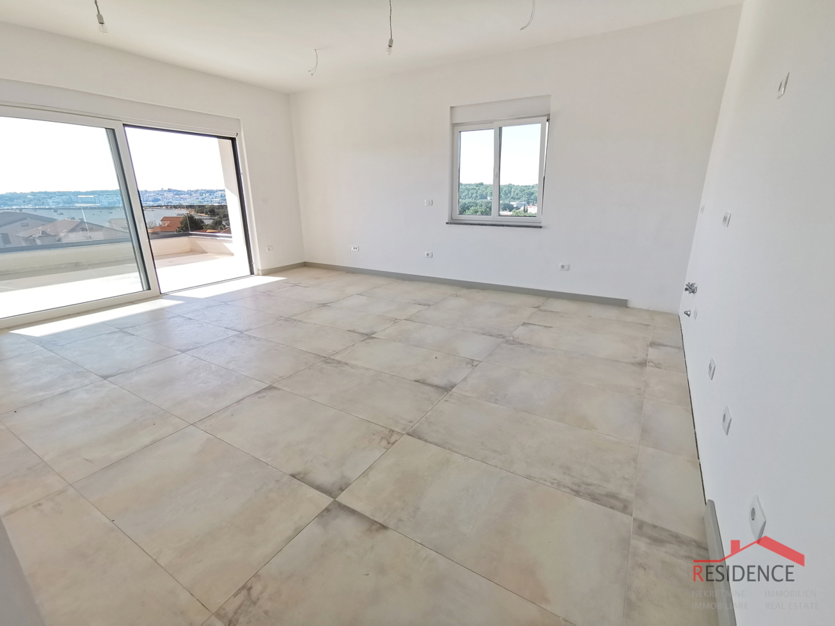 Banjole - Volme, nuovo appartamento al secondo piano con vista mare, garage