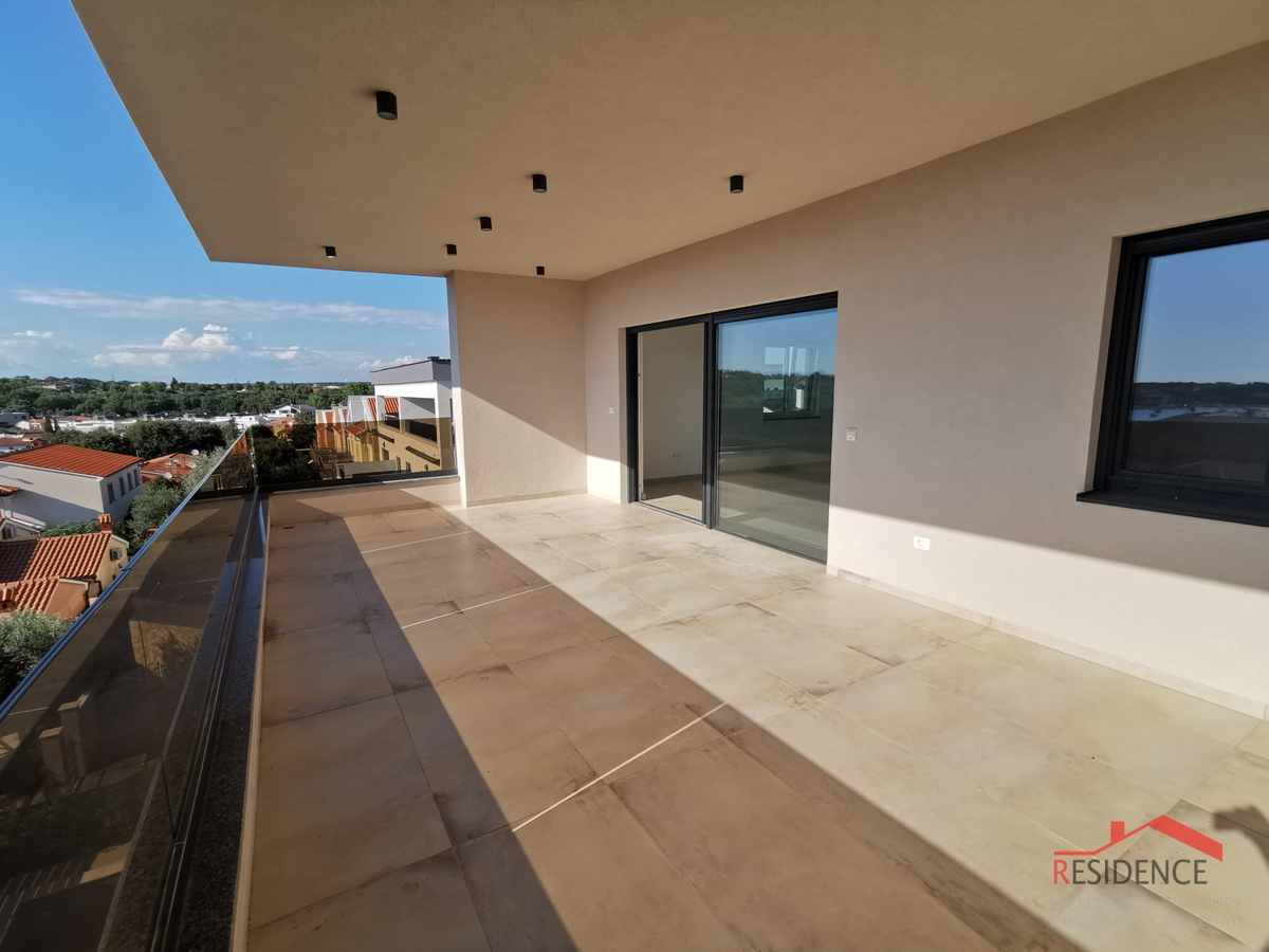 Banjole - Volme, nuovo appartamento al secondo piano con vista mare, garage