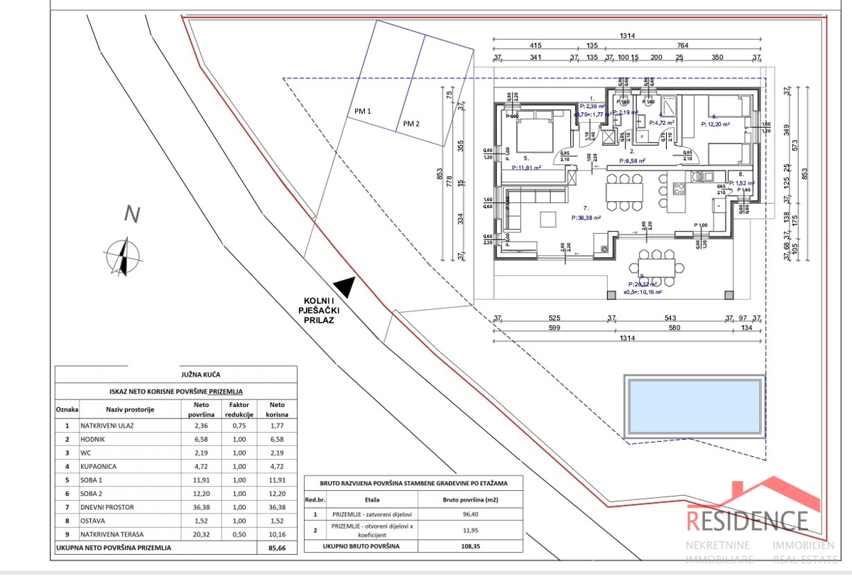 Nuova casa indipendente vicino a Svetvičent