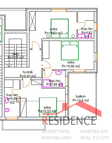 Pola, dintorni di Loborika, casa bifamiliare con piscina