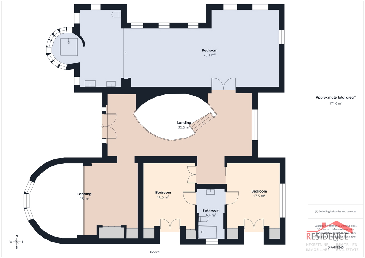 Banjole, villa di lusso con piscina, vicino al mare e al porto turistico