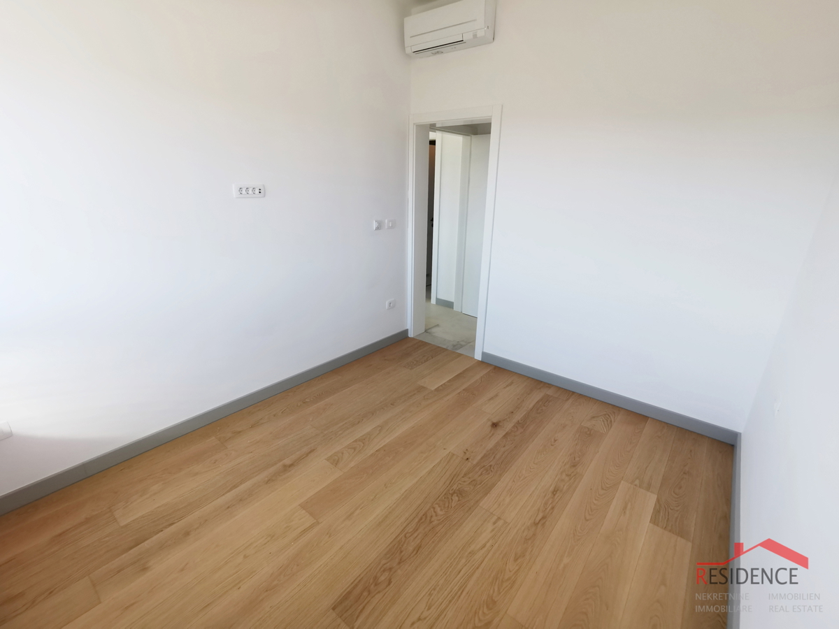 Banjole - Volme, nuovo appartamento al secondo piano con vista mare, posto per auto