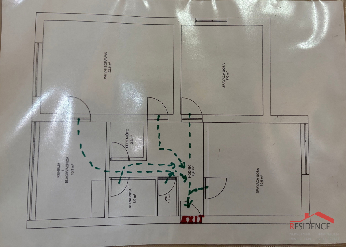 Pola, Kaštanjer, appartamento al 2° piano