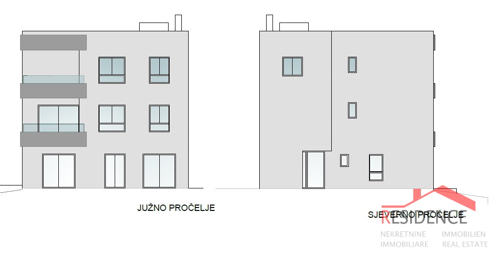 Veli Vrh, appartamento al primo piano in un nuovo edificio