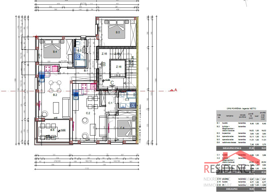 Veli Vrh, appartamento al primo piano in un nuovo edificio