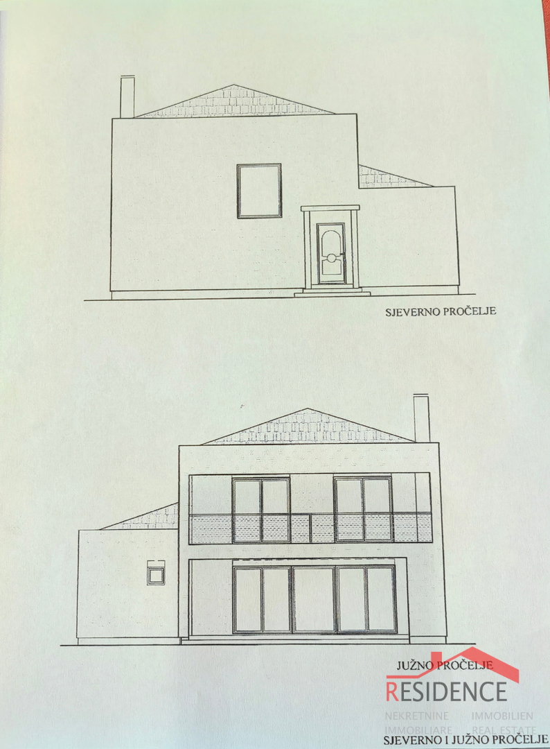 Terreno edificabile con permesso di costruzione a Sveti Kirin