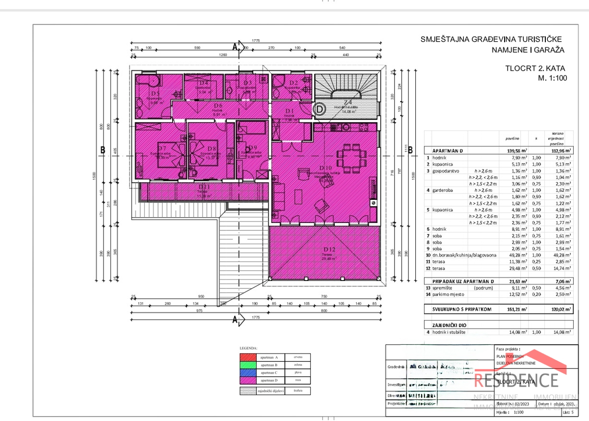 Banjole, Volme, bellissimo appartamento al 2° piano, vista mare