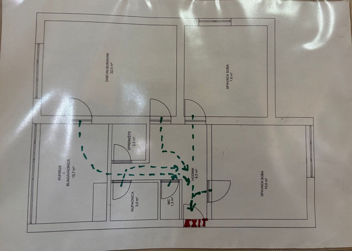 Pola, Kaštanjer, appartamento al 2° piano
