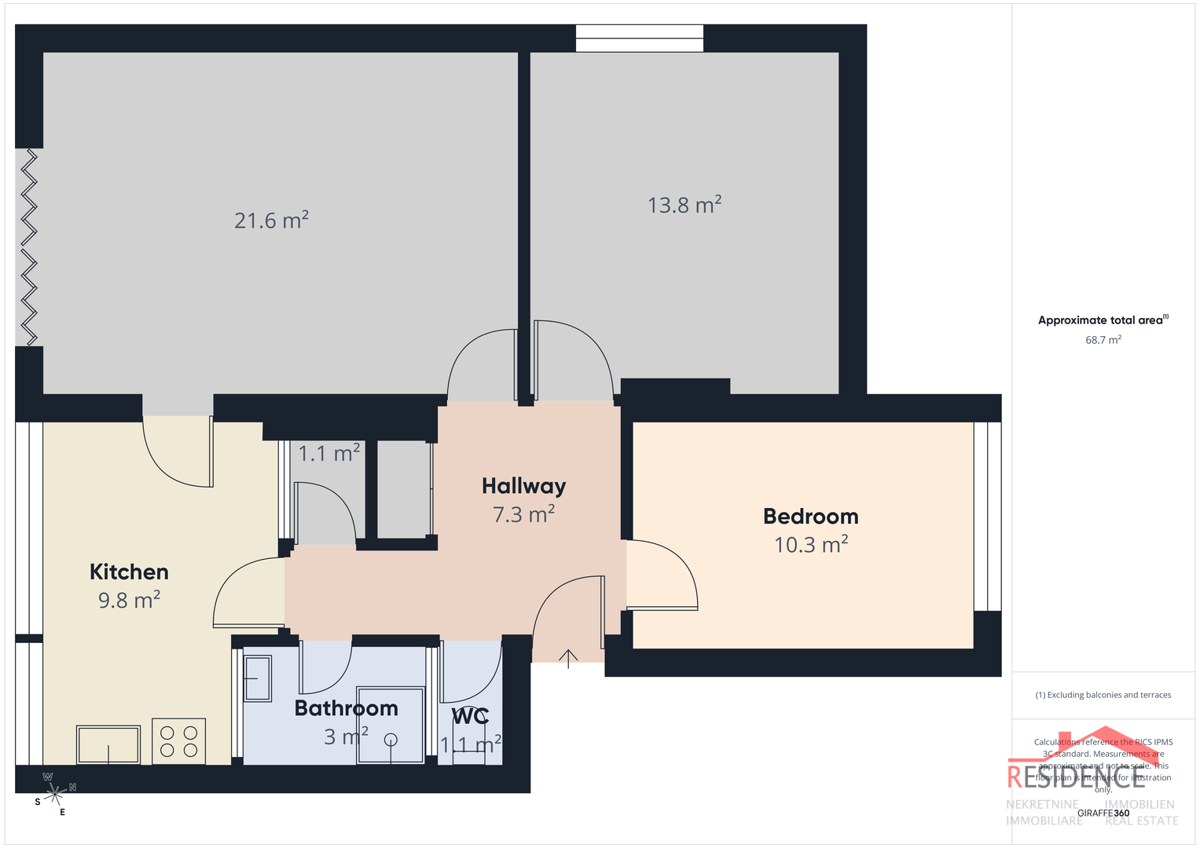 Pola, Kaštanjer, appartamento al 2° piano