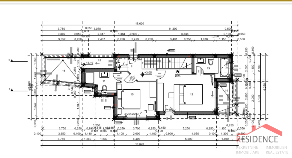 Ližnjan, nuova villa con piscina e vista mare